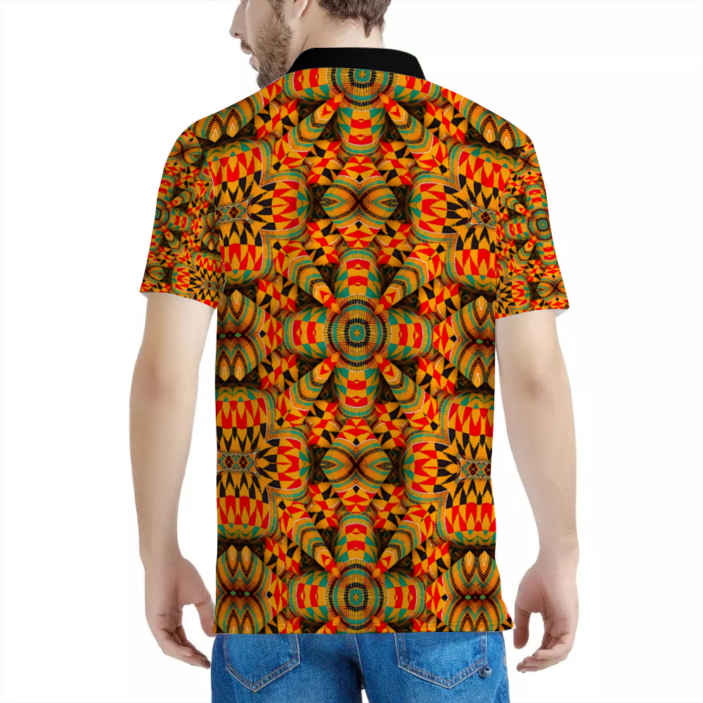 Men's Custom Black Classic Polo Shirt Tees