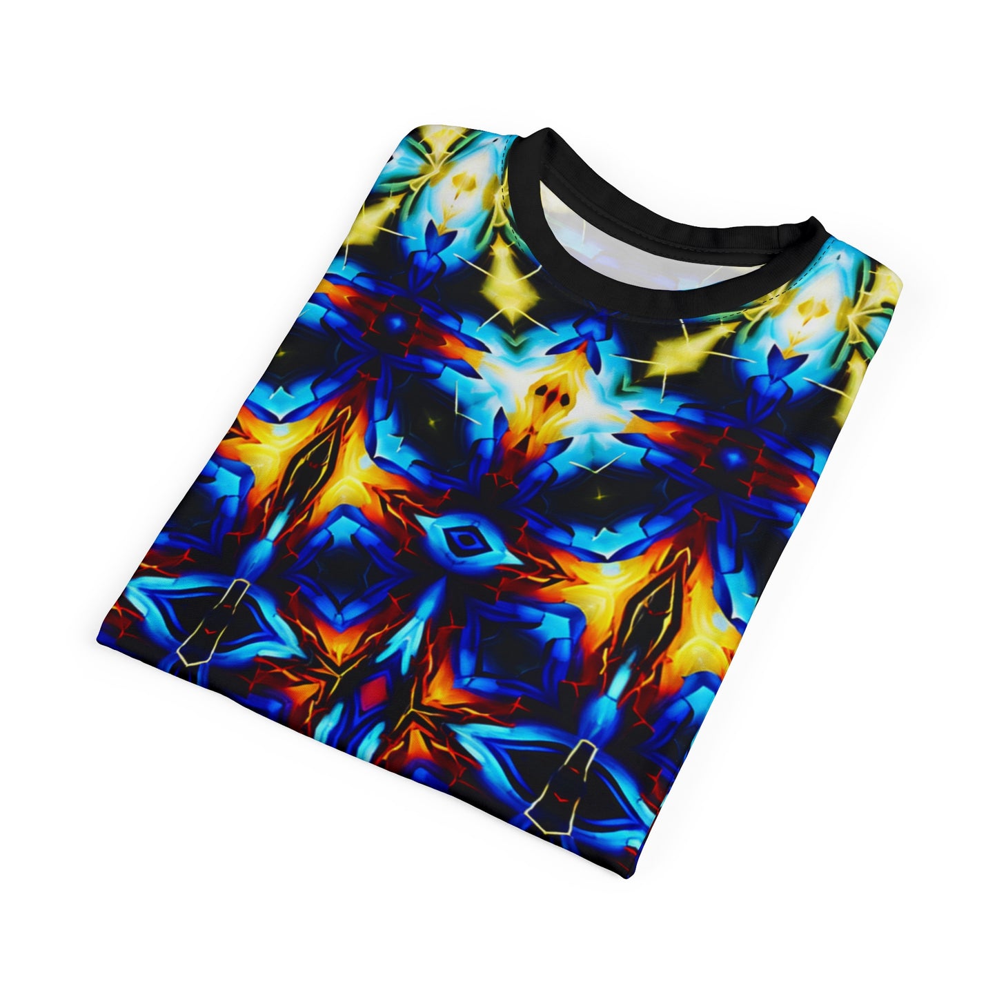Women's Psychedelic Kaleidoscope All-Over Print Unisex Cut & Sew Tee