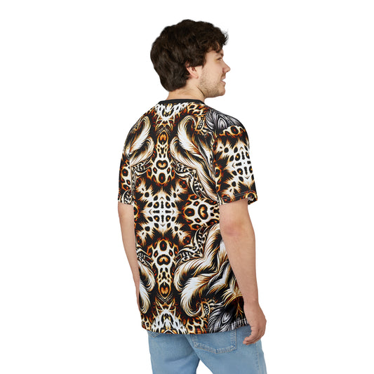 Men's Leopard Baroque Pattern All-Over Print Unisex Cut & Sew Tee