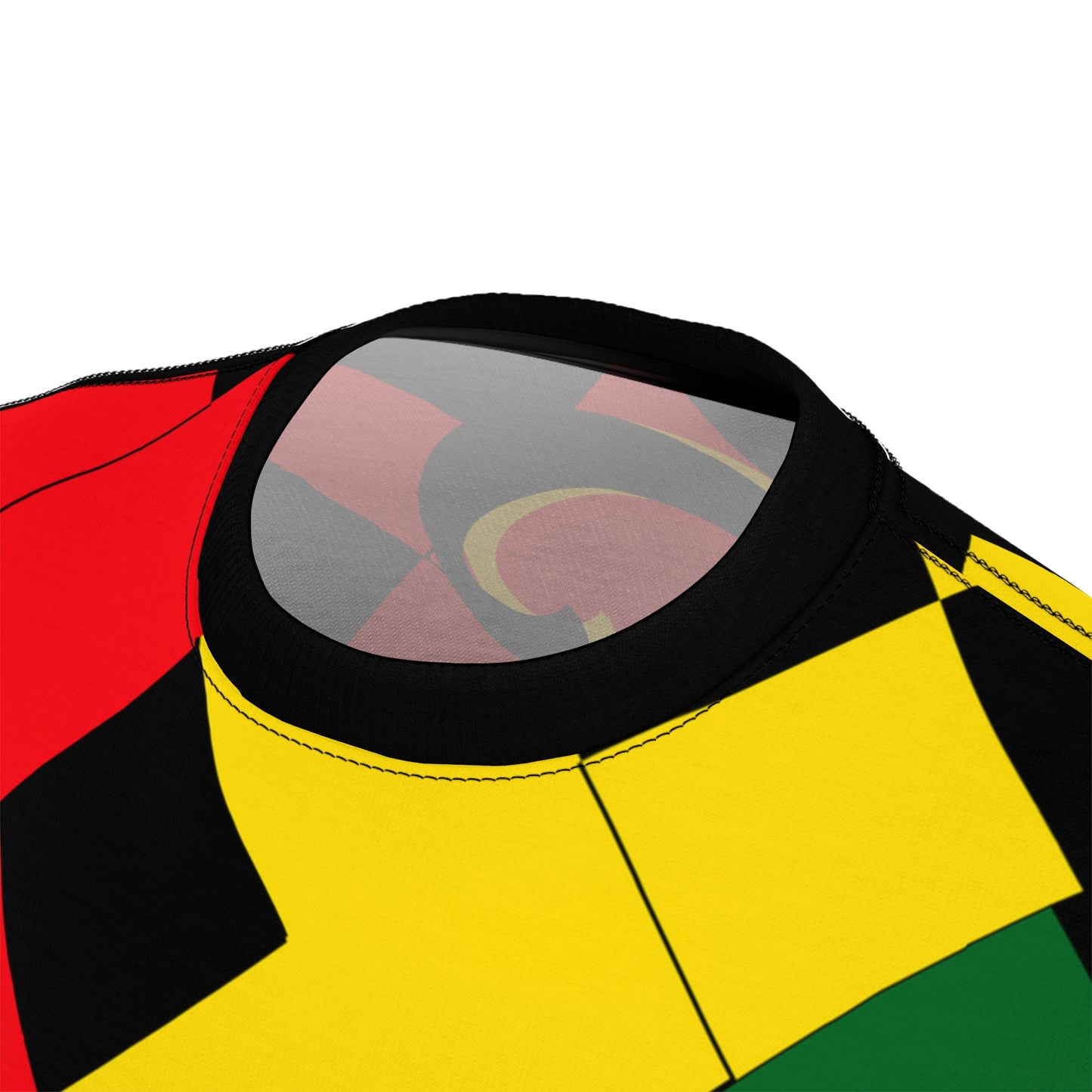 Women's Ghana Flag Pattern All-Over Print Cut & Sew Tee