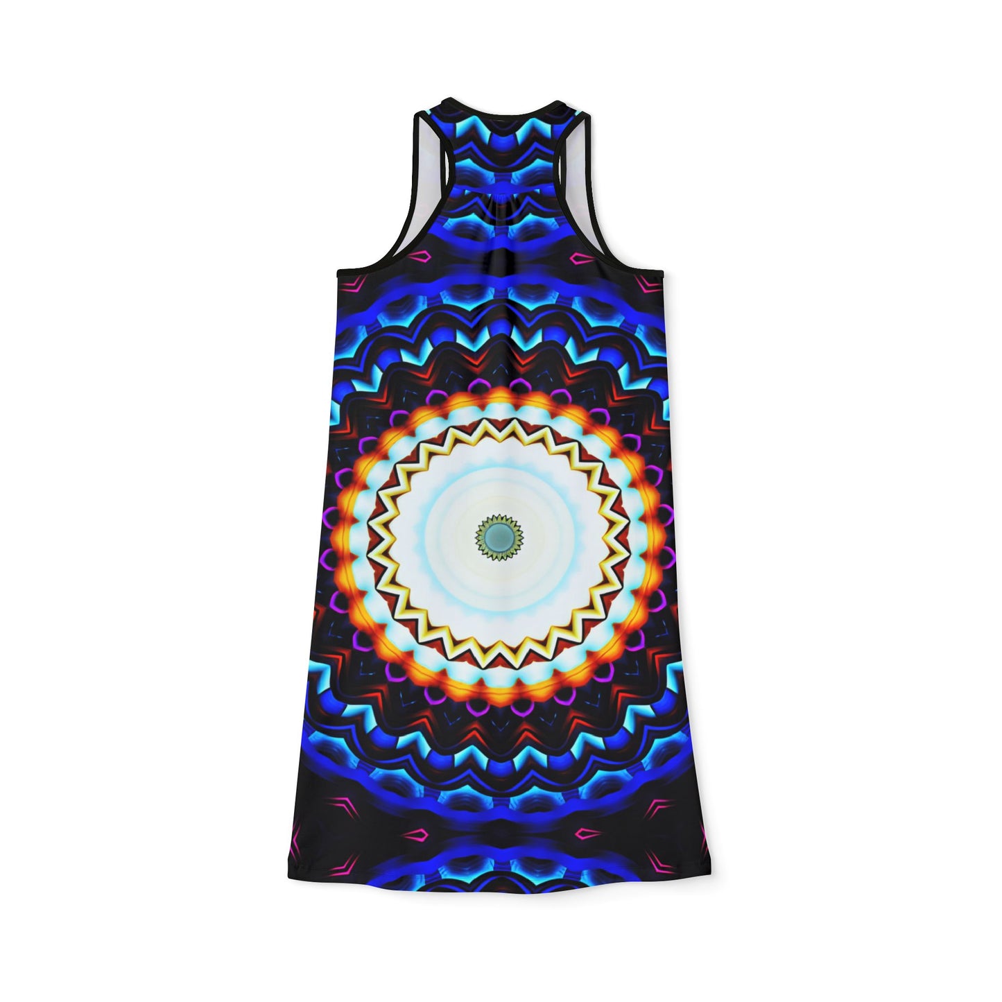 Women's Kaleidoscope Mandala Vibrant All-Over Print Racer back Dress