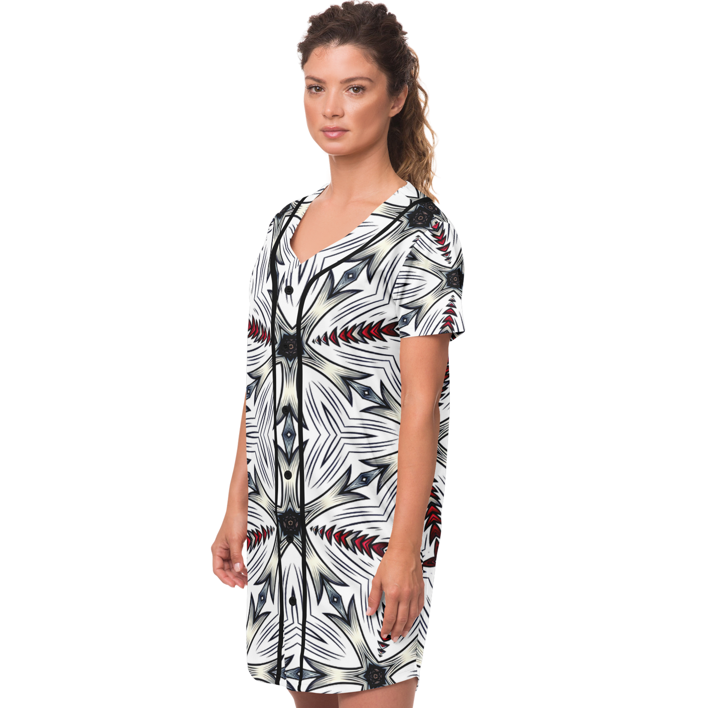 Women's Baseball Jersey Dress