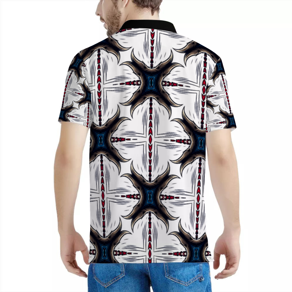 Men's Custom Black Classic Polo Shirt Tees
