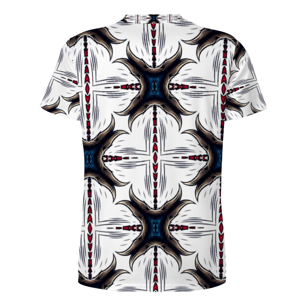 Men's Custom All Print Round Neck Short Sleeve T-Shirt