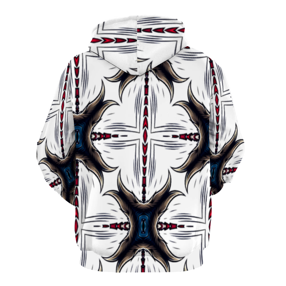 Men's Custom Unisex All Over Print Hoodies with Pockets.