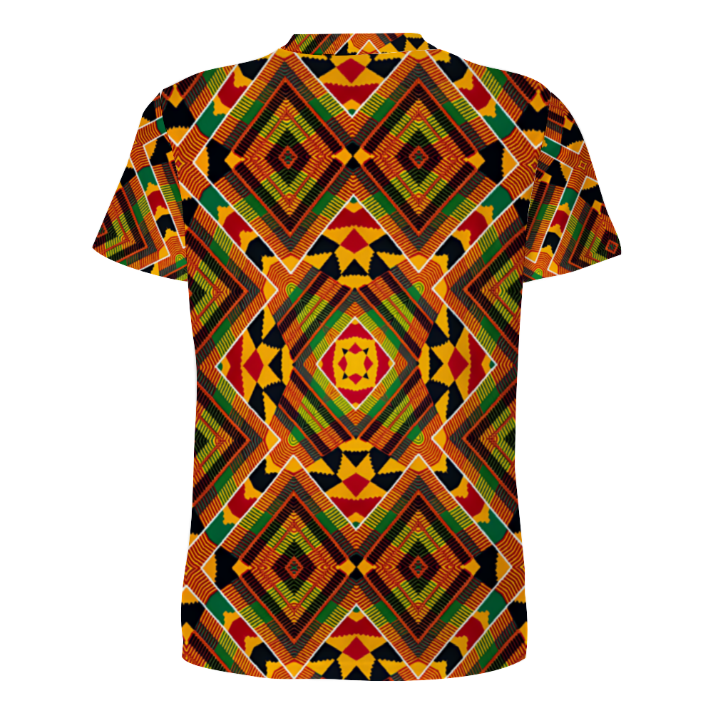 Men's Custom All Print Round Neck Short Sleeve T-Shirt
