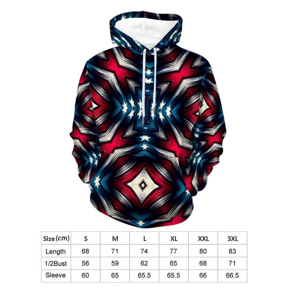 Men's Custom Unisex All Over Print Hoodie with Pockets