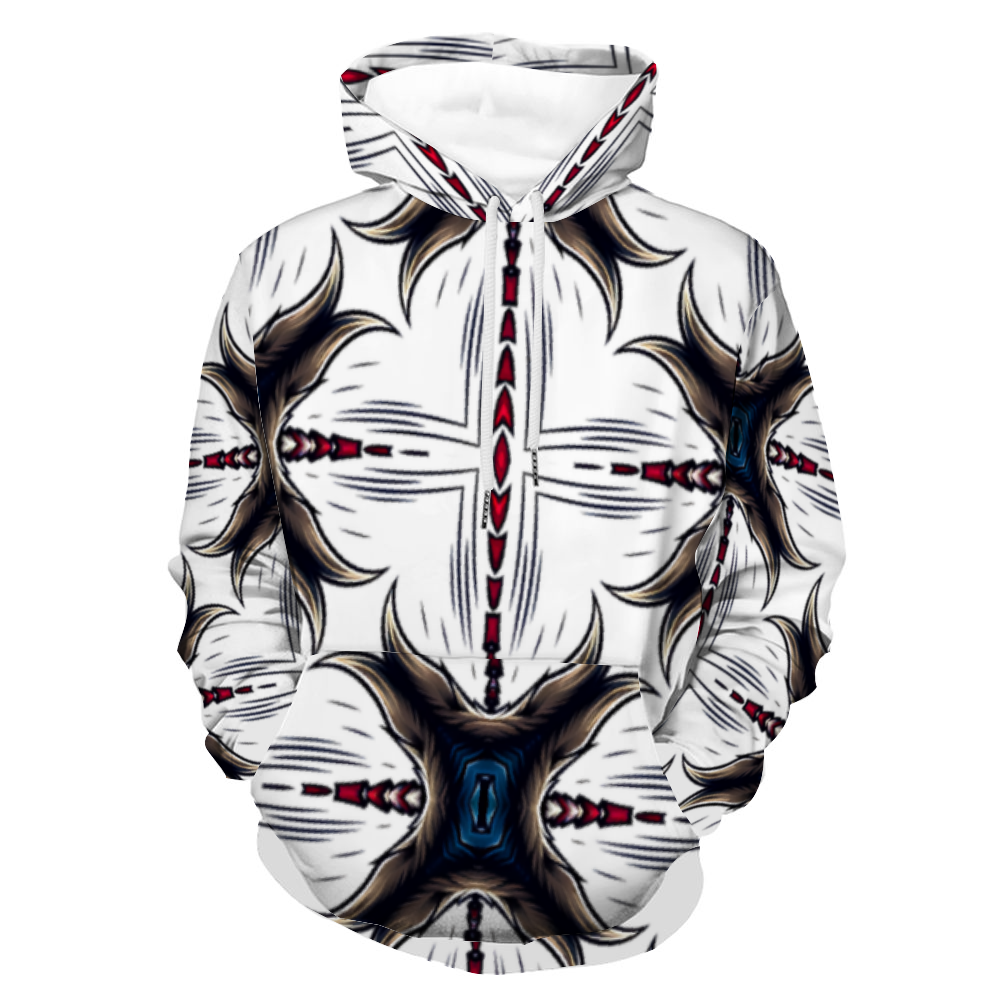 Men's Custom Unisex All Over Print Hoodies with Pockets.