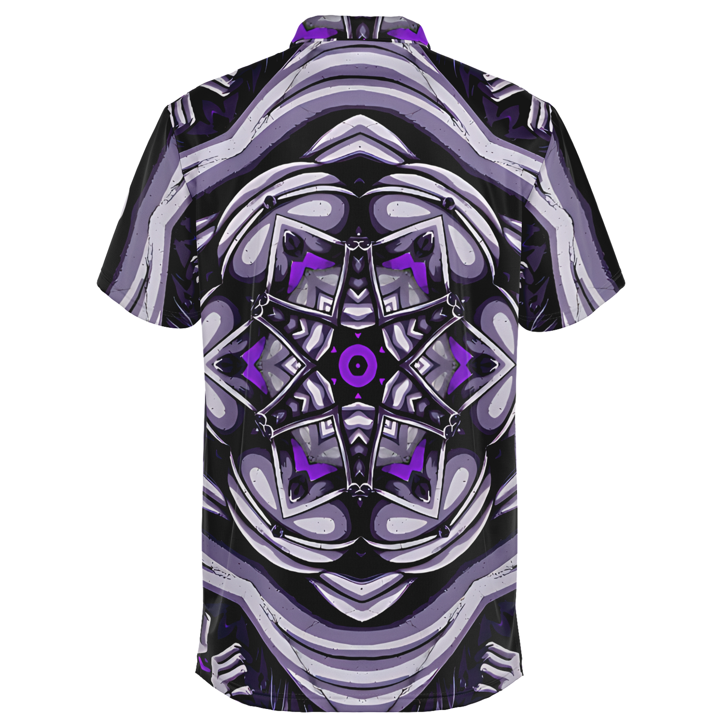 Men's Kaleidoscope Purple Polo Shirt