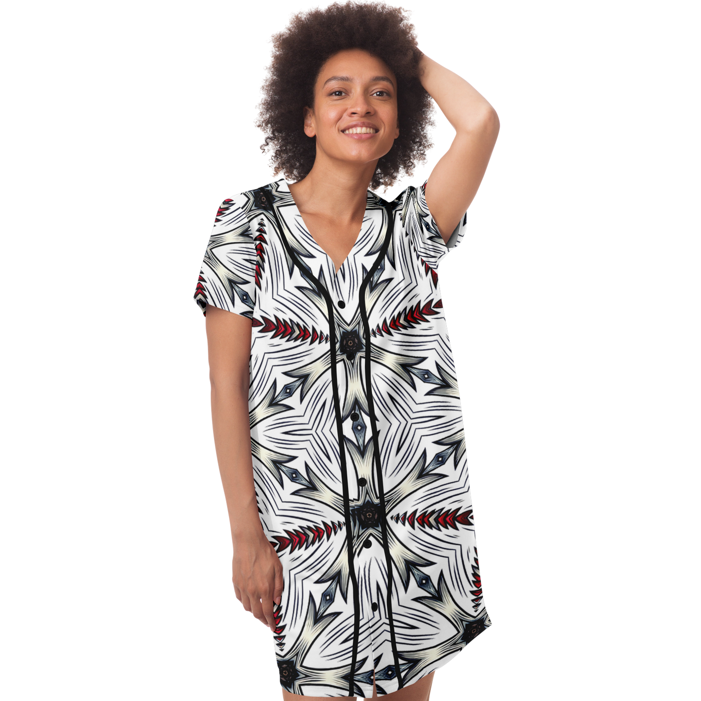 Women's Baseball Jersey Dress
