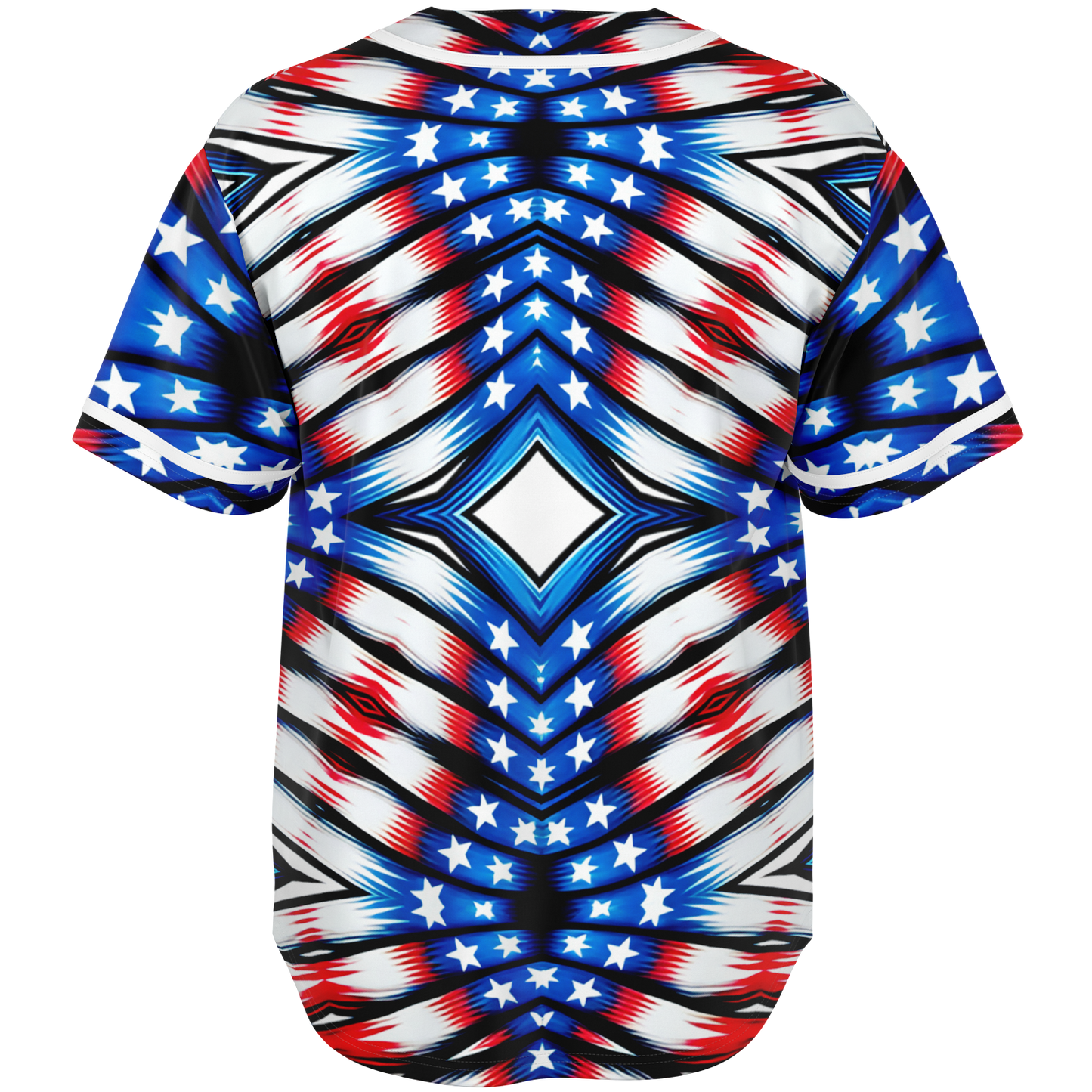 Men's American Flag Pattern All-Over Print Baseball Jacket
