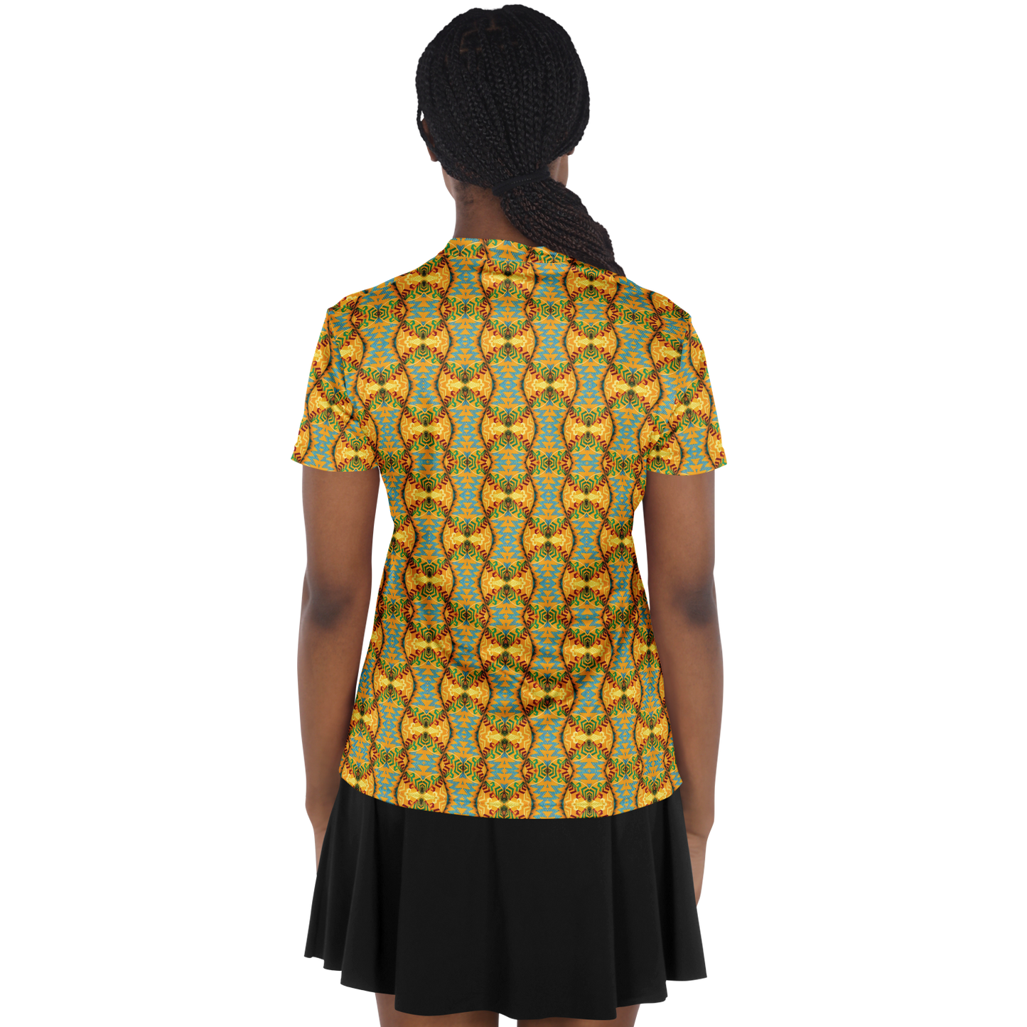 Women's Stand Up Collar Polo Shirt