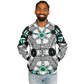 Men's Kaleidoscope Geometric Pattern Design All Over Print Baseball Jacket