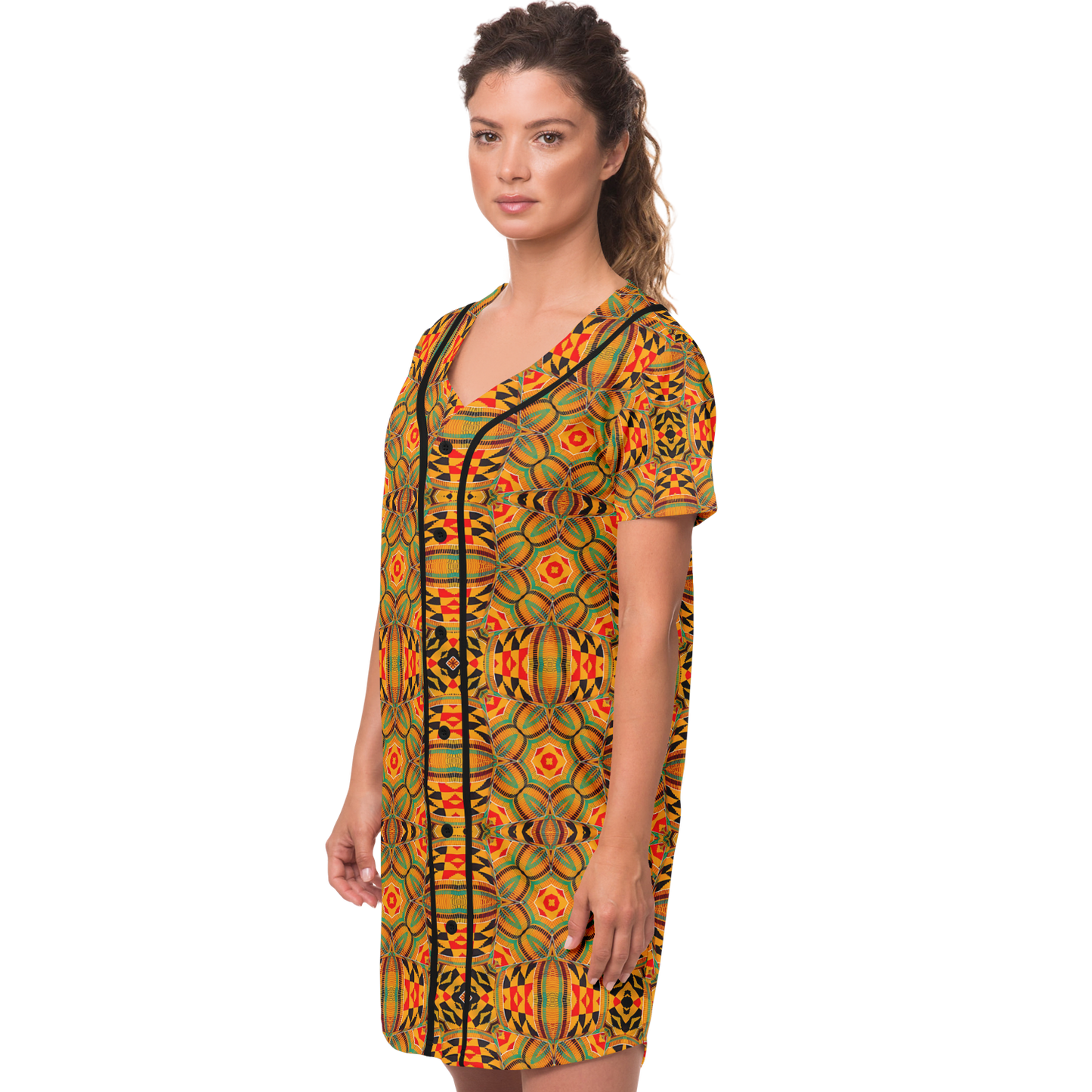 Women's Baseball Jersey Dress