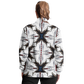 Women's Abstract Symmetry Pattern Polyester Track Jacket