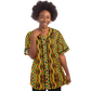 Women's African Kente Geometric Pattern All-Over Print Baseball Jersey