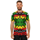 Men's Ghana Flag & Black Star Pattern All-Over Print Soccer Jersey