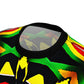 Men's Psychedelic Bold Reggae Colors All Over Print Tee
