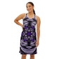 Women's Kaleidoscope Purple Racer back All-Over Print Dress