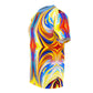 Men's Vibrant Abstract Art All-Over Print Tee
