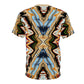 Women's Abstract Tribal Kaleidoscope All-Over Print Unisex Cut & Sew Tee
