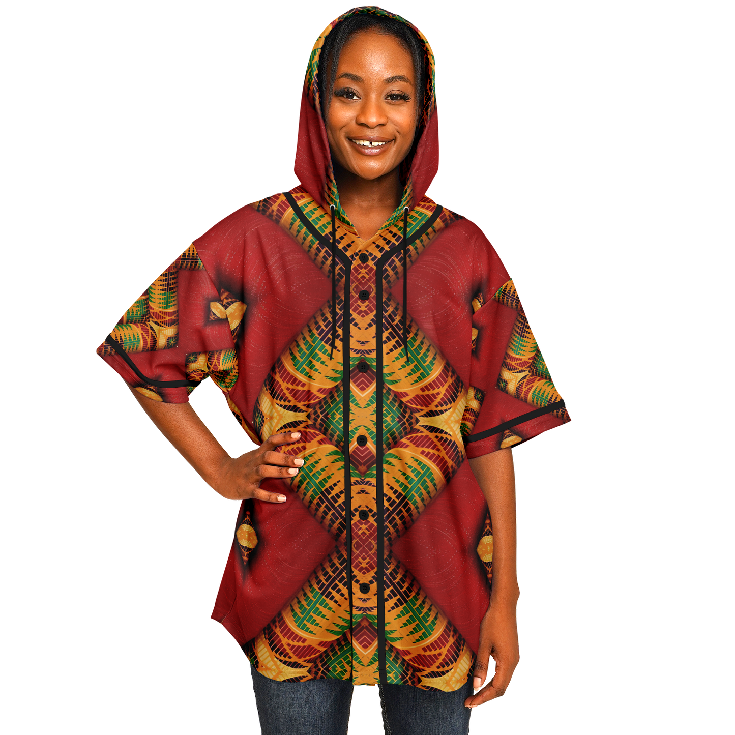 Women's Hooded Baseball Jersey