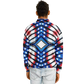 Men's American Flag Pattern All-Over Print Baseball Jacket