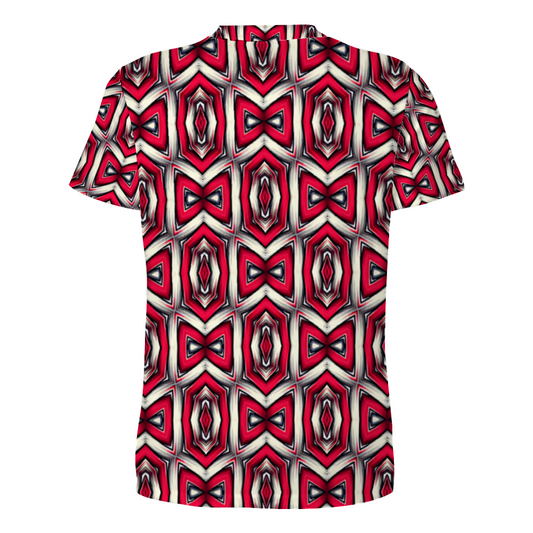 Men's Custom All Print Round Neck Short Sleeve T-Shirt