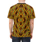 Men's Bold African Kente Inspired Pattern All-Over Print Tee