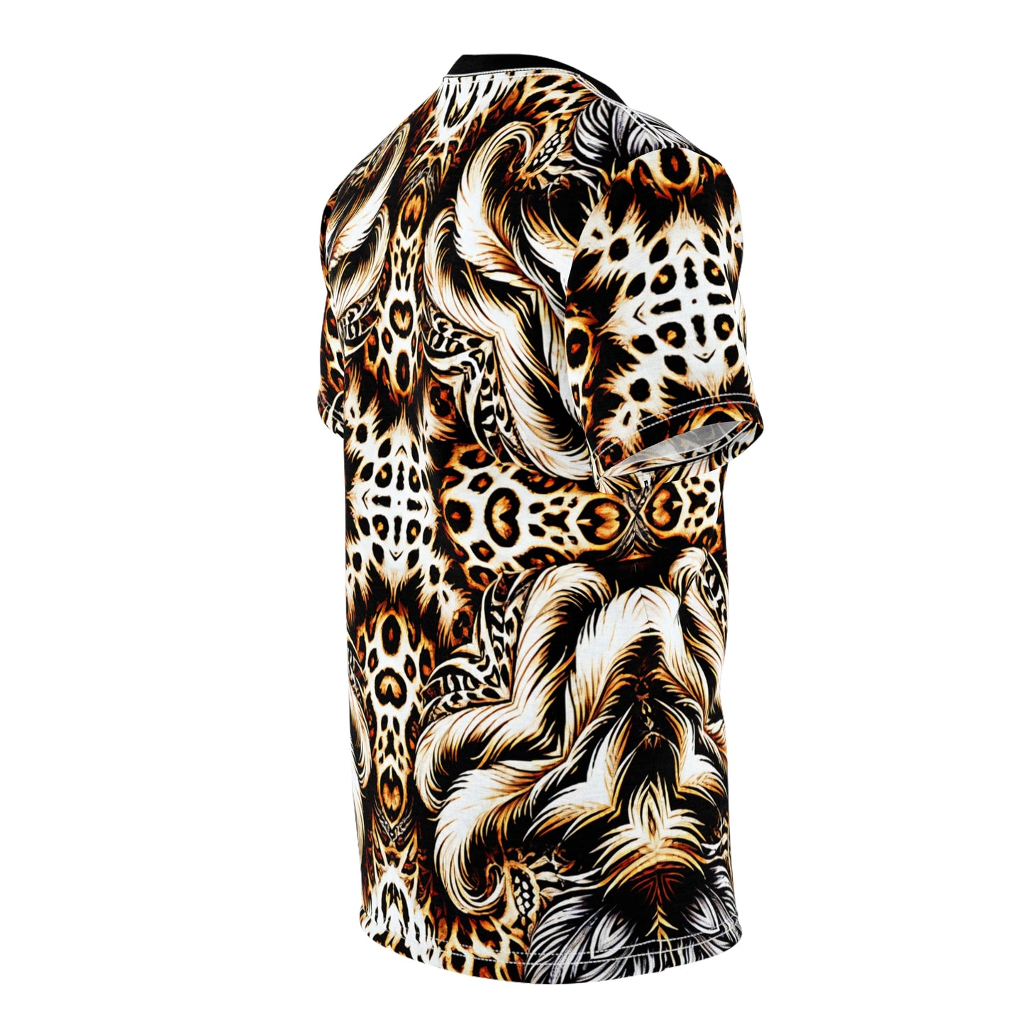Women's Leopard Baroque Pattern All-Over Print Unisex Cut & Sew Tee