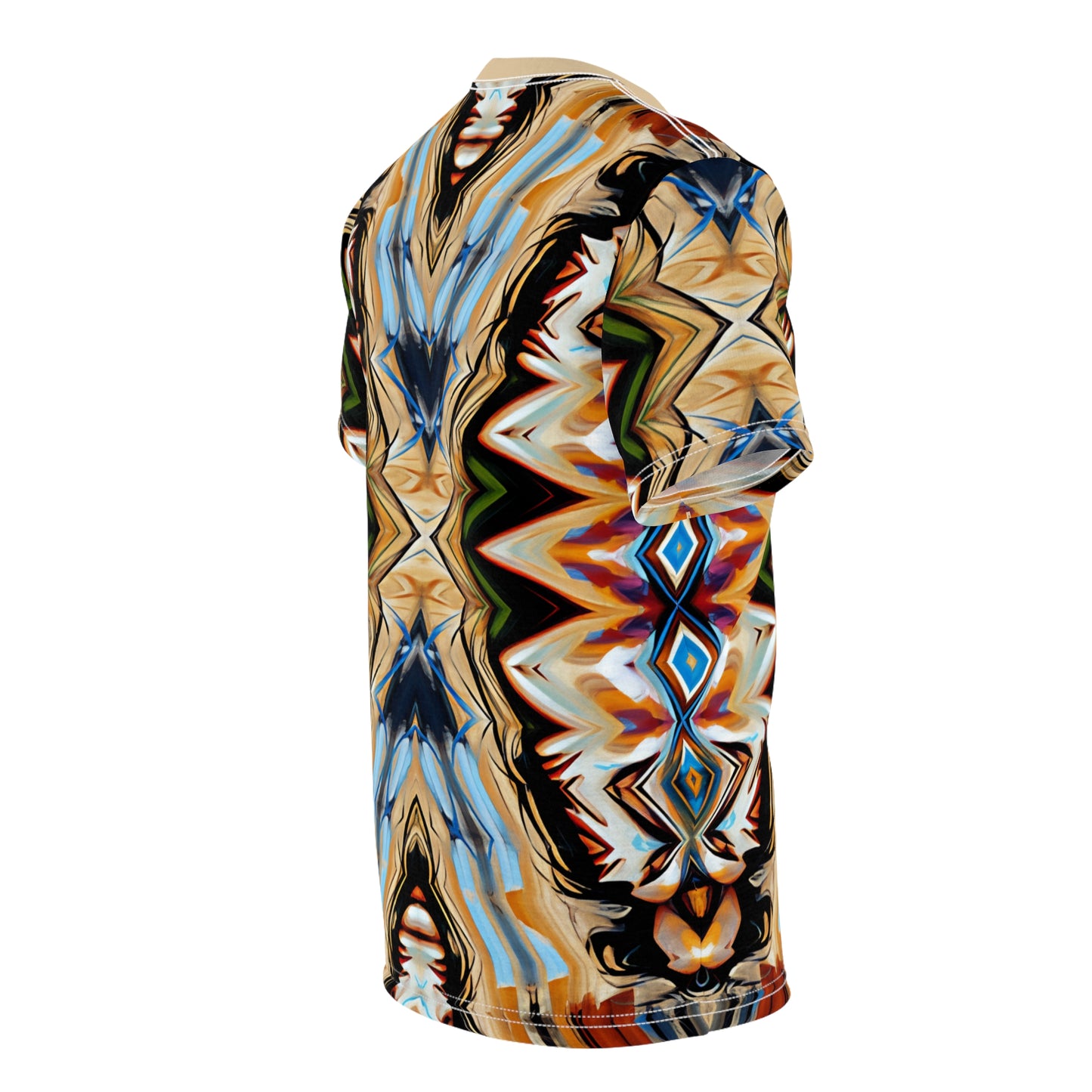 Women's Abstract Tribal Kaleidoscope All-Over Print Unisex Cut & Sew Tee