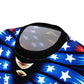 Women's American Flag Pattern All-Over Print Unisex Cut & Sew Tee