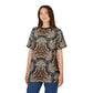Women's Leopard Mosaic Pattern All-Over Print Unisex Cut & Sew Tee