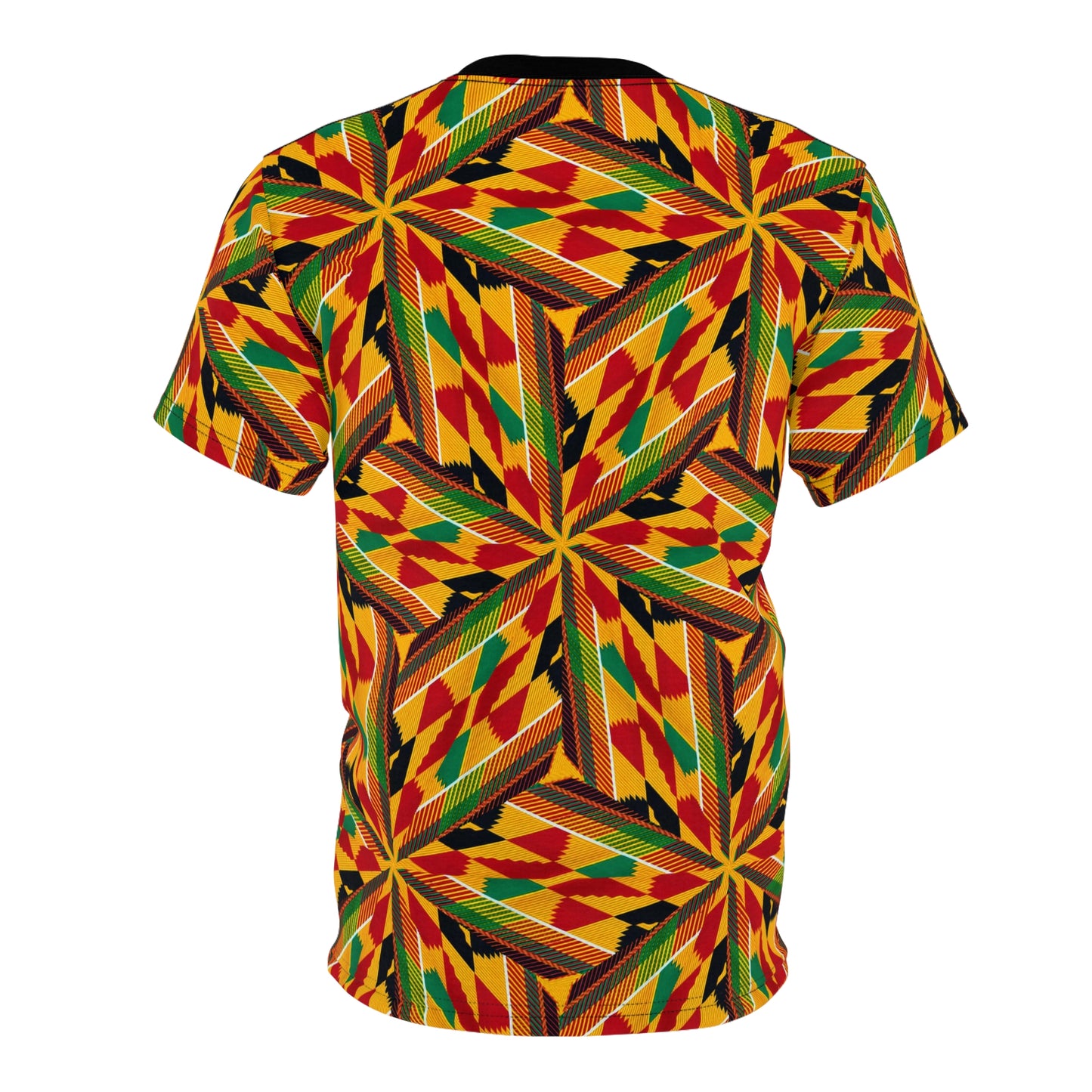 Men's Vibrant African Kente Geometric All-Over Print Shirt