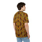 Men's Bold African Kente Inspired Pattern All-Over Print Tee