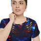 Women's Kaleidoscope Neon Abstract All-Over Print Unisex Cut & Sew Tee