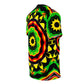 Men's Psychedelic Bold Reggae Colors All Over Print Tee