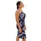 Women's Kaleidoscope Purple Racer back All-Over Print Dress