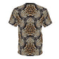 Men's Leopard Mosaic Pattern All-Over Print Unisex Cut & Sew Tee