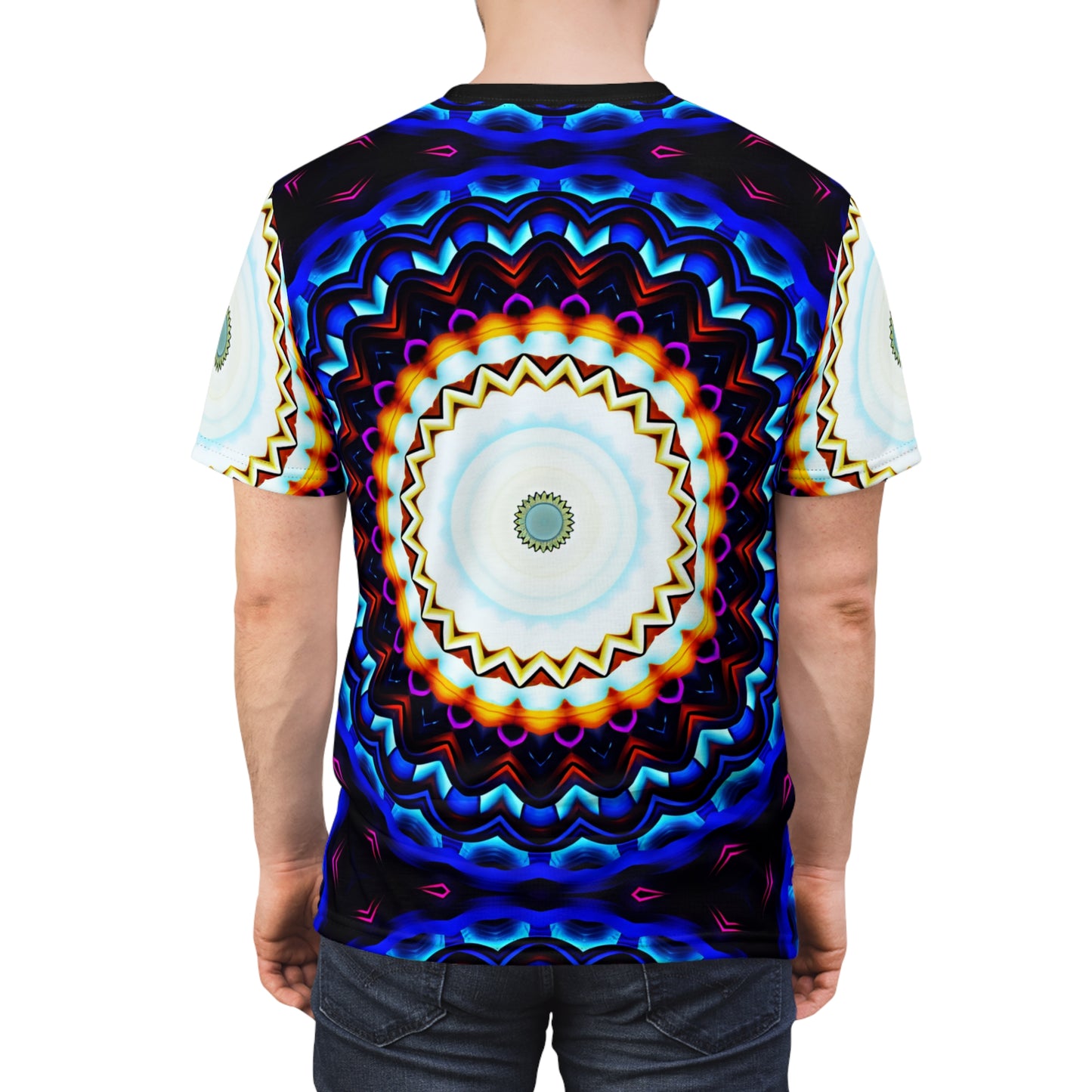 Men's Kaleidoscope Mandala Vibrant All-Over Print Shirt