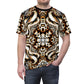 Men's Leopard Baroque Pattern All-Over Print Unisex Cut & Sew Tee