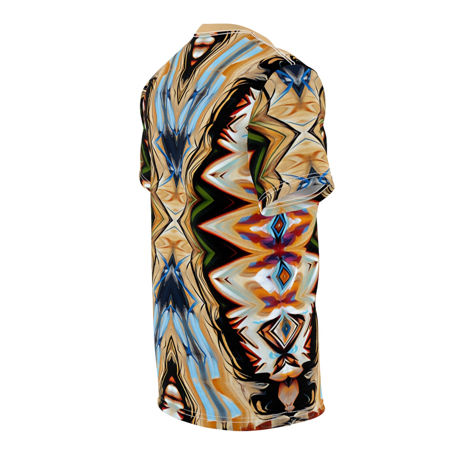 Men's Abstract Tribal Kaleidoscope All-Over Print Unisex Cut & Sew Tee