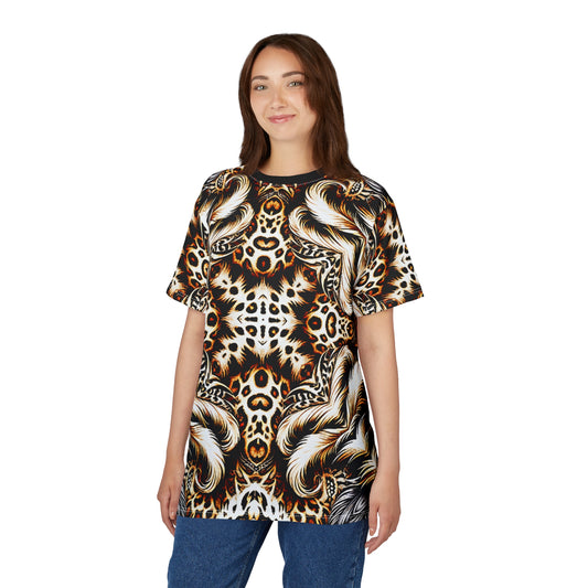 Women's Leopard Baroque Pattern All-Over Print Unisex Cut & Sew Tee