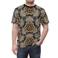 Men's Leopard Mosaic Pattern All-Over Print Unisex Cut & Sew Tee