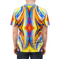 Men's Vibrant Abstract Art All-Over Print Tee