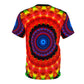 Women's Psychedelic Vibrant Mandala All-Over Print Shirt