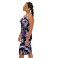 Women's Kaleidoscope Purple Racer back All-Over Print Dress