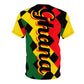 Women's Ghana Flag Pattern All-Over Print Cut & Sew Tee
