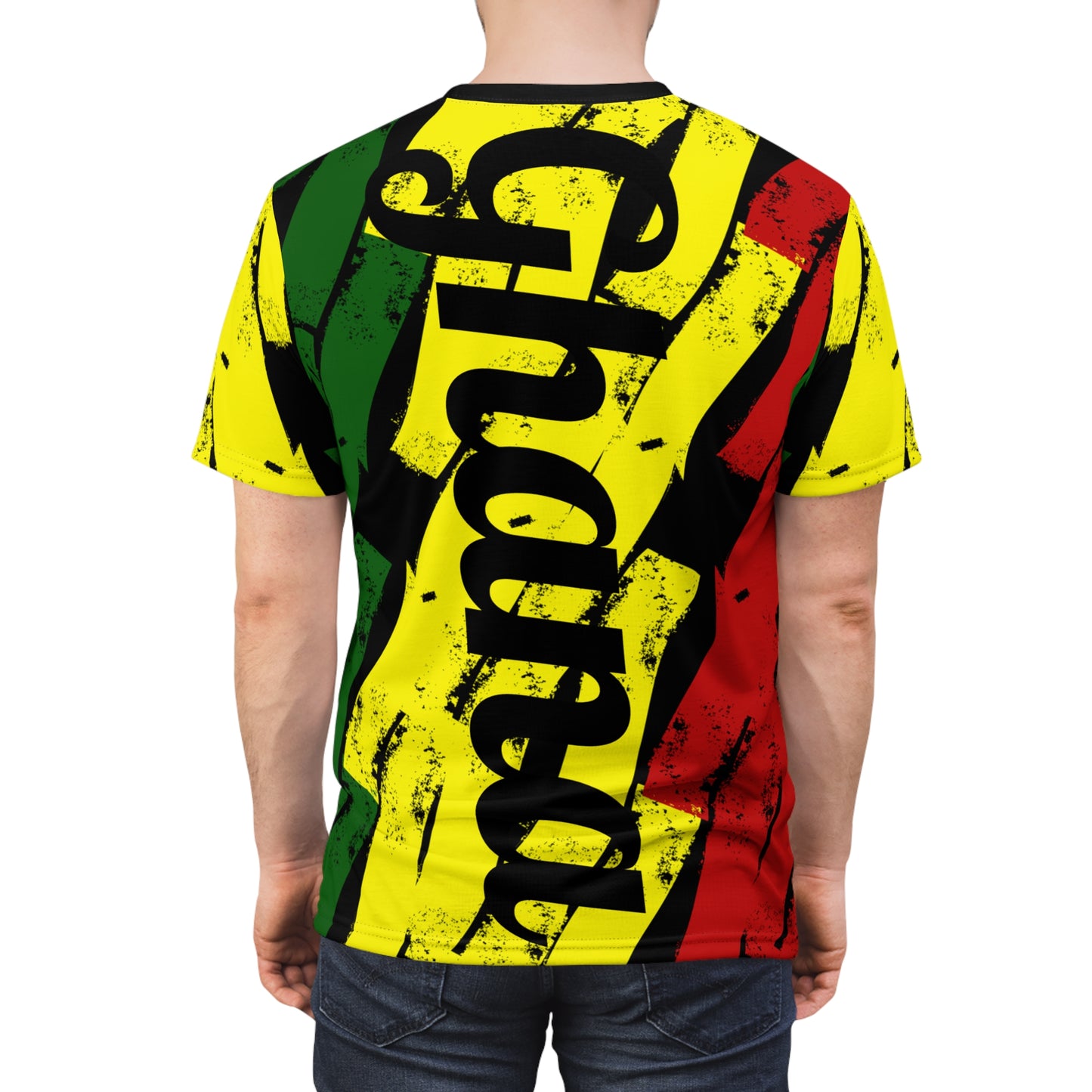 Men's Ghana Flag Pattern All-Over Print Cut & Sew Tee