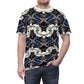 Men's Bold Geometric Pattern All-Over Print Unisex Cut & Sew Tee.